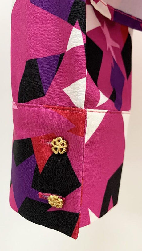 STAR-PRINT LONG SLEEVE SHIRT