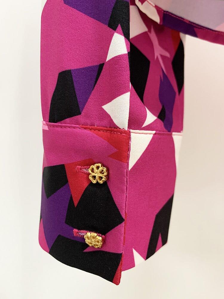 AIIZIE STAR-PRINT LONG SLEEVE SHIRT - product image