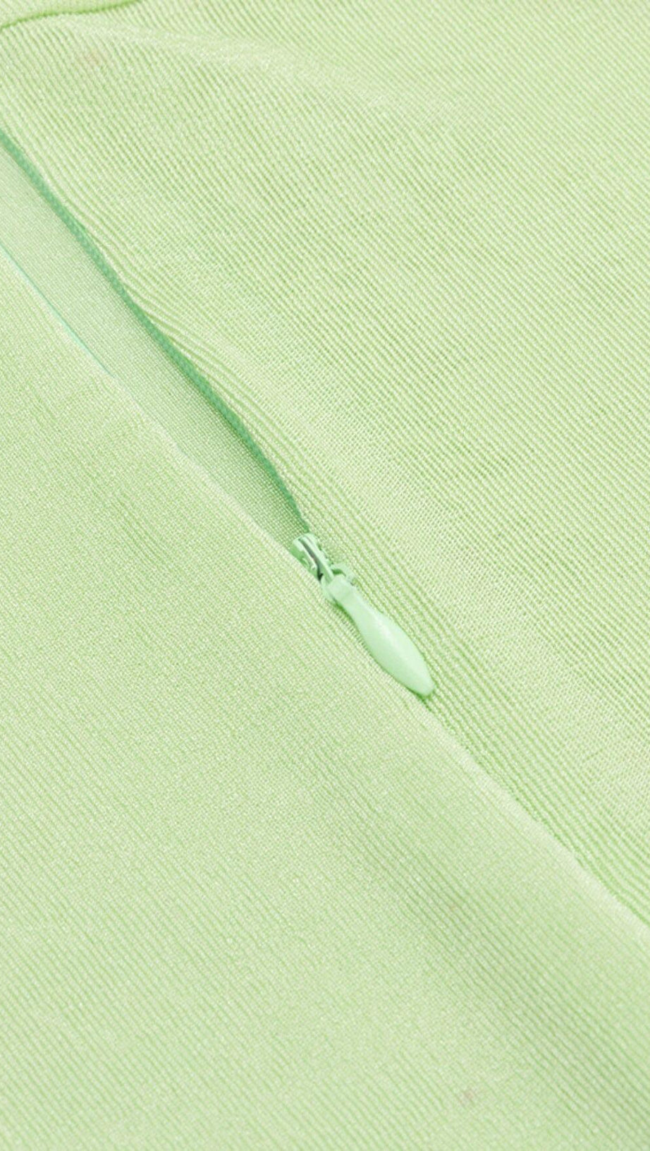 FLORAL SLEEVELESS BANGAGE MAXI DRESS IN OLIVE GREEN