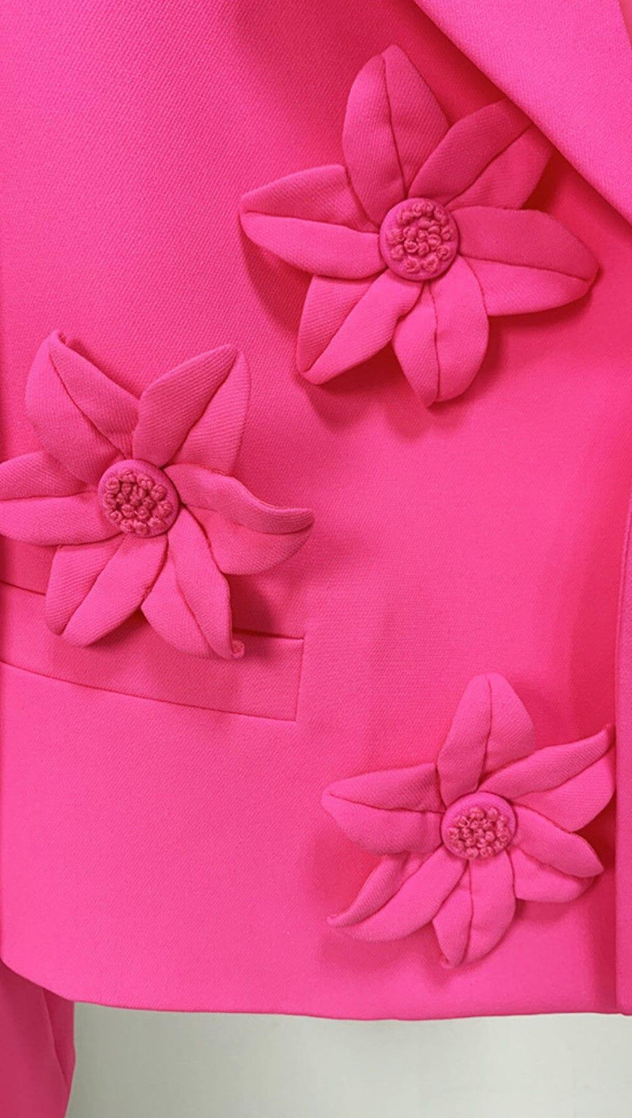 FLORAL TWO-PIECE JACKET DRESS IN RED