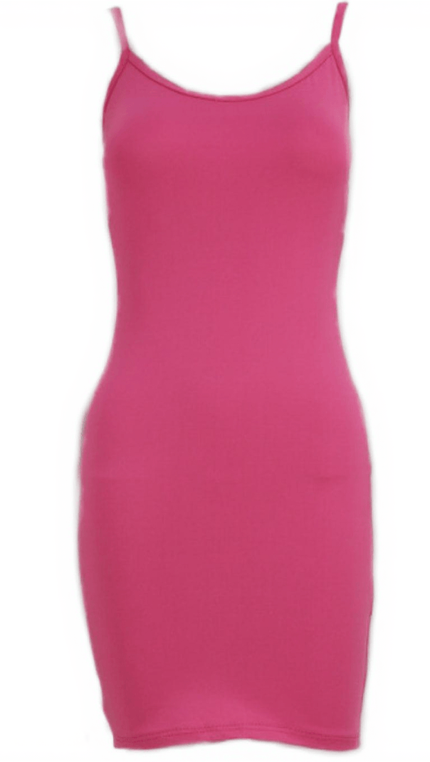 AIIZIE CERIDWEN FRINGE MINI DRESS IN HOT PINK - product image