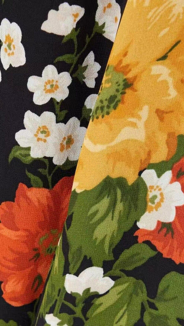 AIIZIE FLORAL-PRINT TIE STRAP DRESS IN LUISA - product image