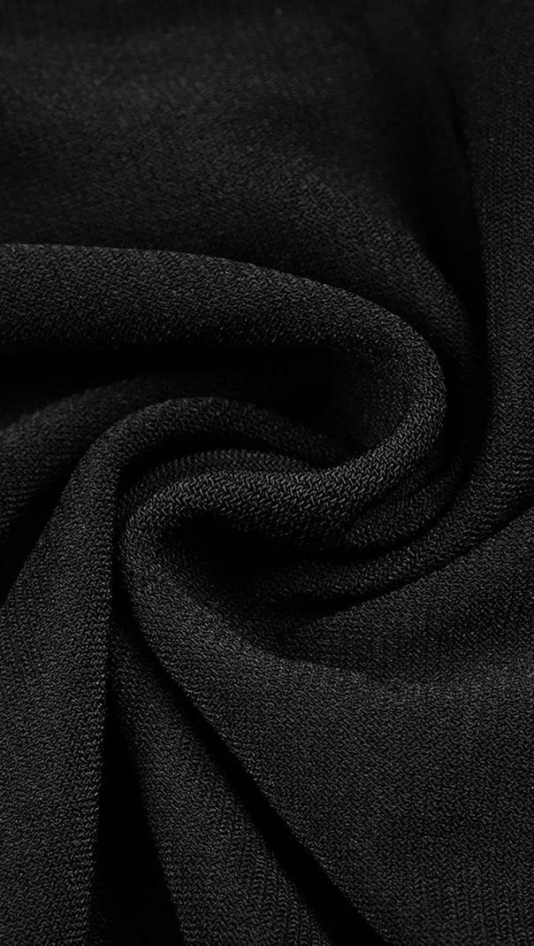 AIIZIE HALTER CUT OUT MAXI DRESS IN BLACK - product image
