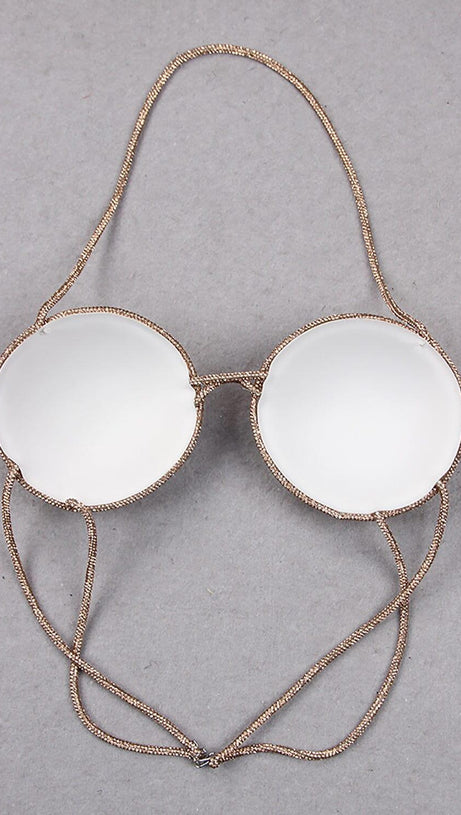 STRASSVERZIERTES SEIDE-BH-TOP IN GOLD