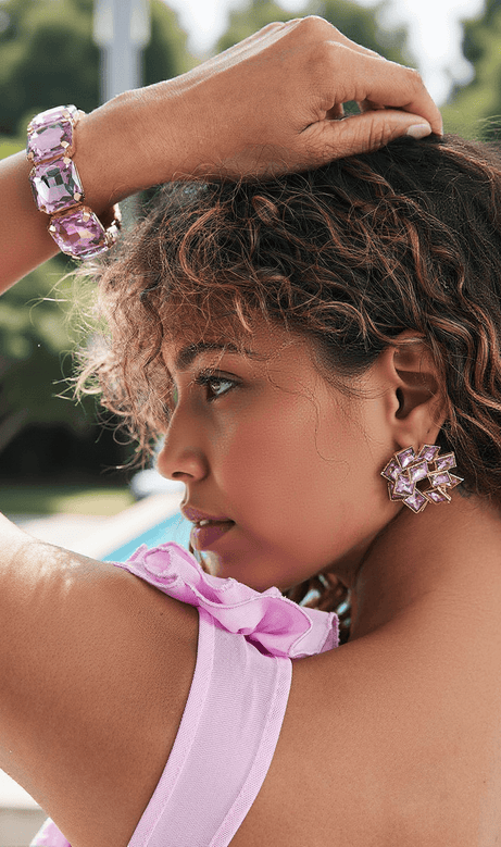 Parris Multi Layer Rhinestone Earrings