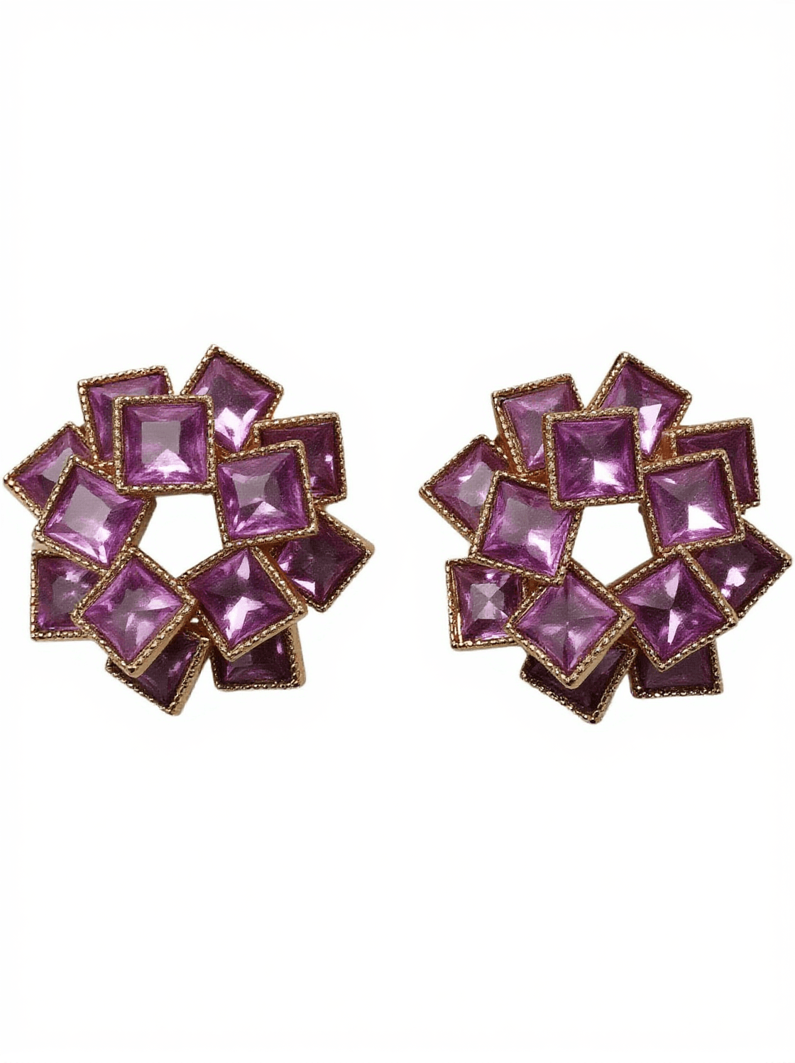 PARRIS MULTI LAYER RHINESTONE EARRINGS