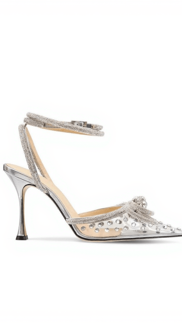 AIIZIE REYNA BOW EMBELLISHED HEELS - product image