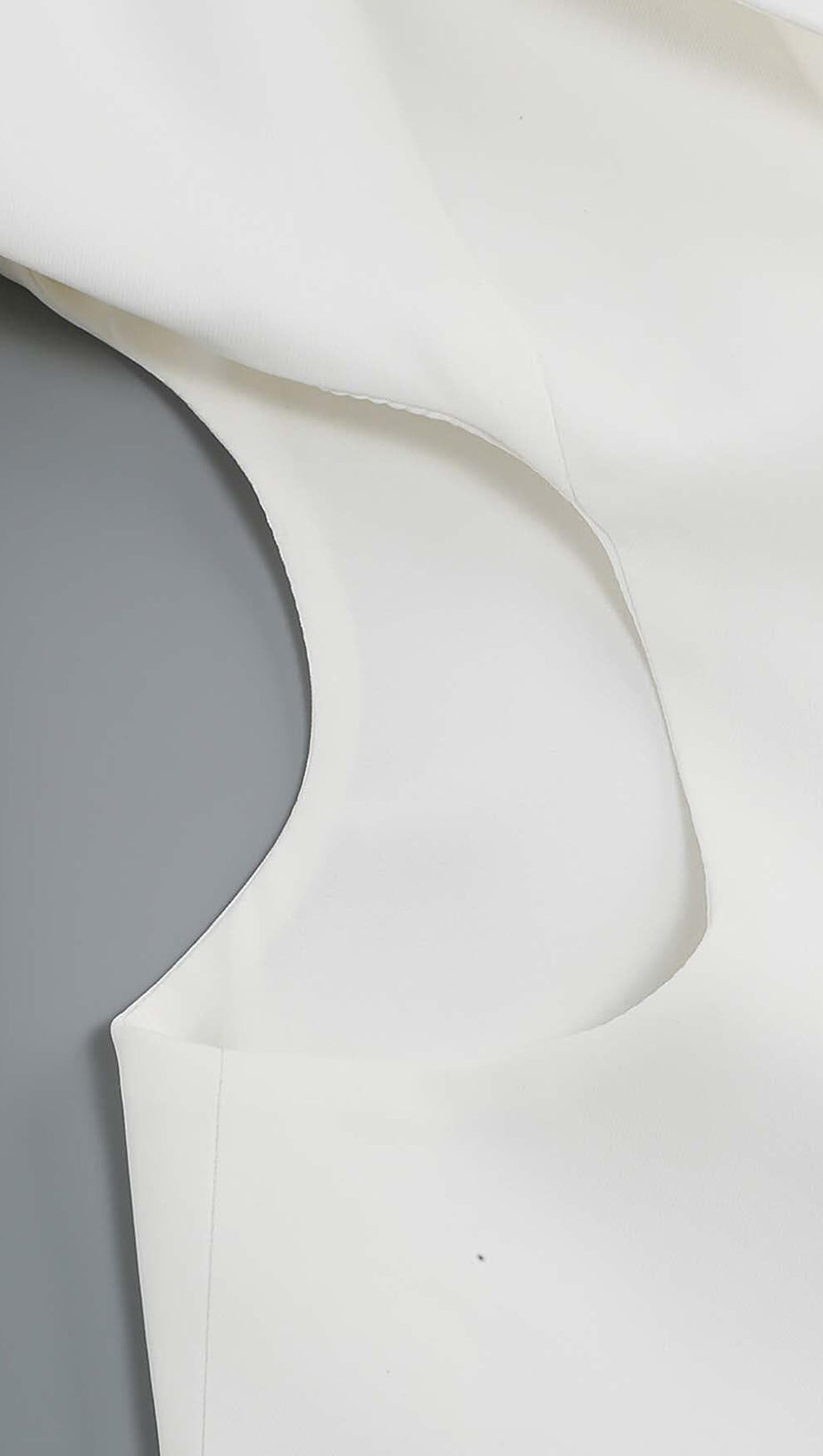 HOLLOW OUT LONG SLEEVE JACKET TOP AND SHORT SKIRT