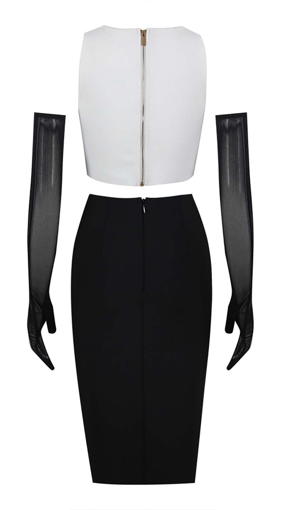 JEWELLED TENTACLE TWO PIECE IN WHITE