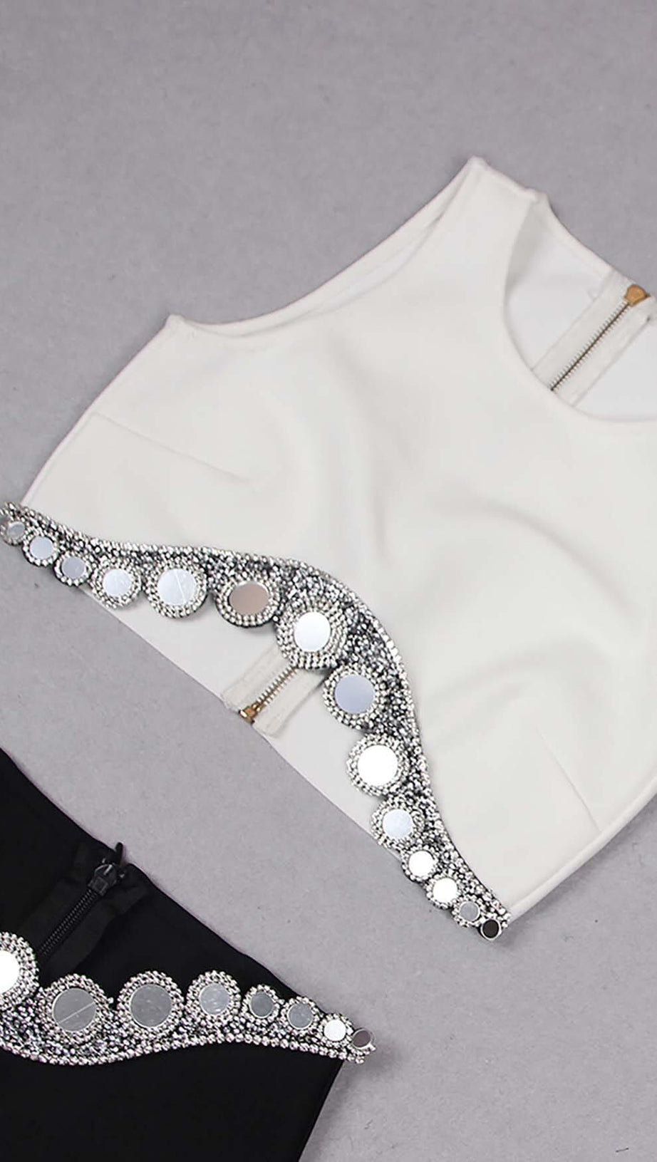 JEWELLED TENTACLE TWO PIECE IN WHITE