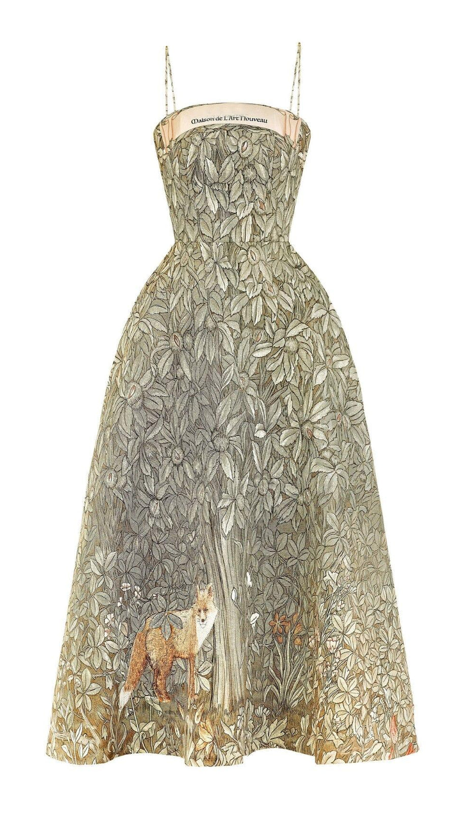 MIDIKLEID MIT DSCHUNGELDRUCK IN SCHOKOLADE