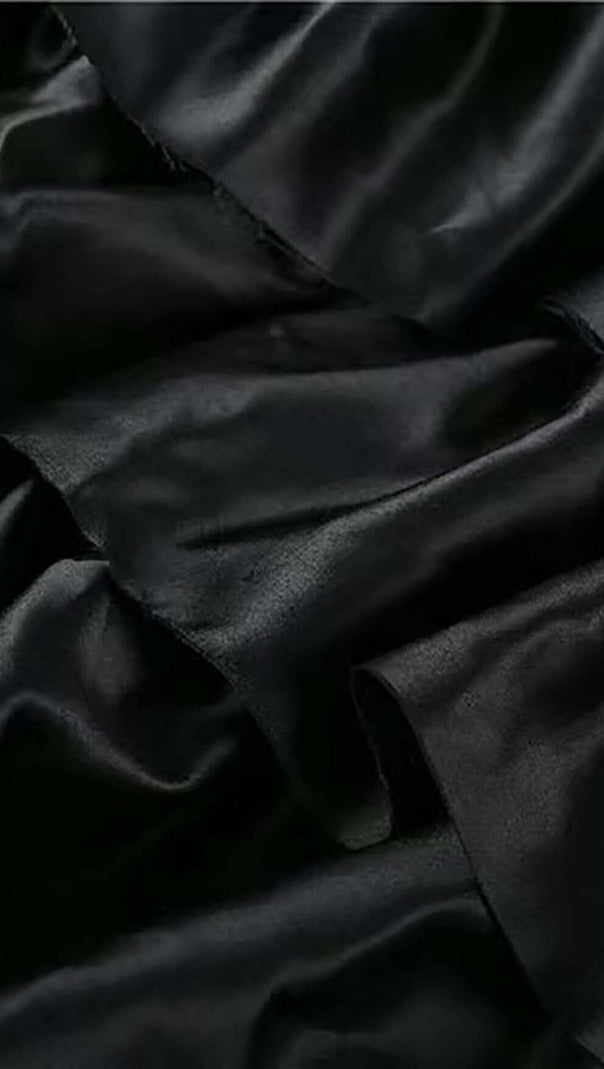 AIIZIE LAYERED BOW-EMBELLISHED MAXI DRESS IN BLACK - product image