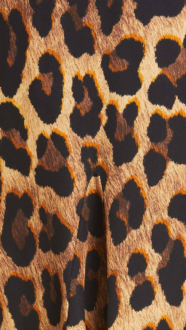 AIIZIE LEOPARD OUT STRAPPY MINI DRESS - product image