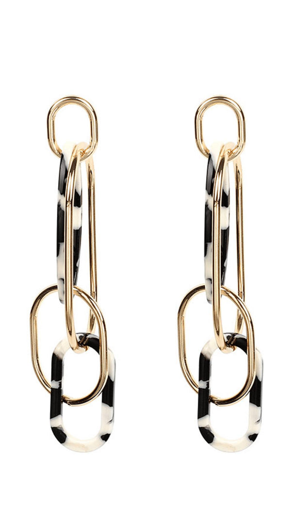 AIIZIE LEOPARD PRINT EARRINGS - product image