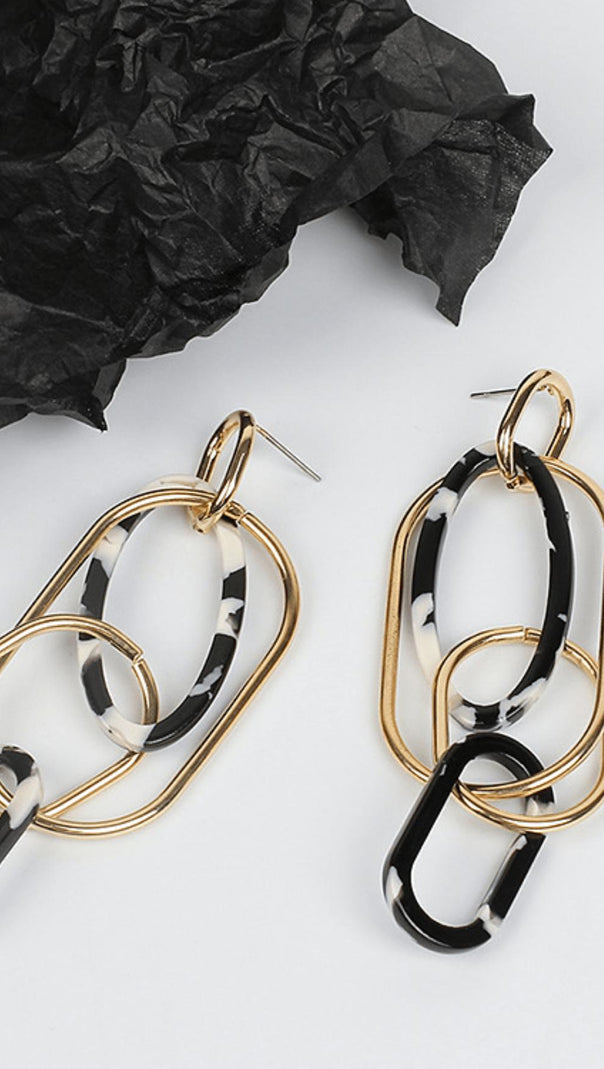 AIIZIE LEOPARD PRINT EARRINGS - product image