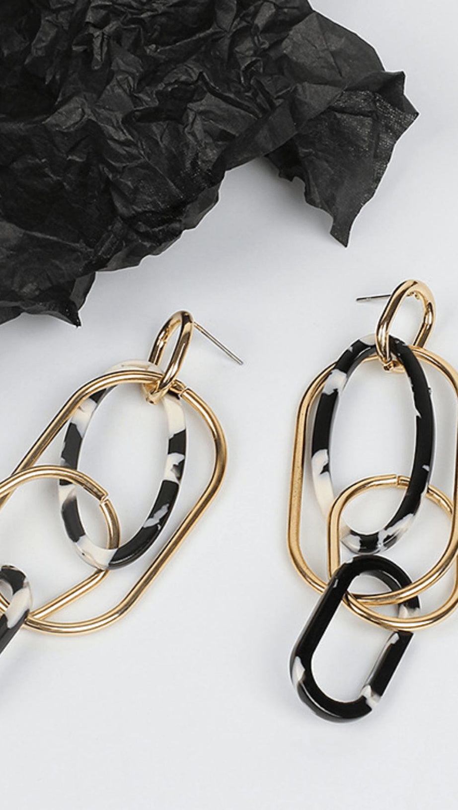 Ohrringe mit Leopardenmuster