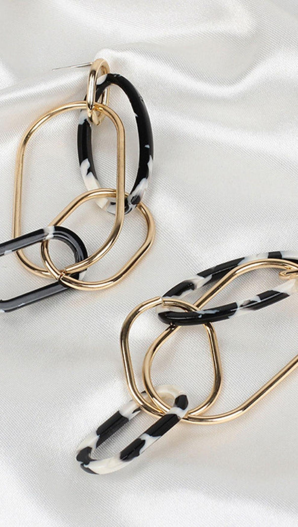 AIIZIE LEOPARD PRINT EARRINGS - product image