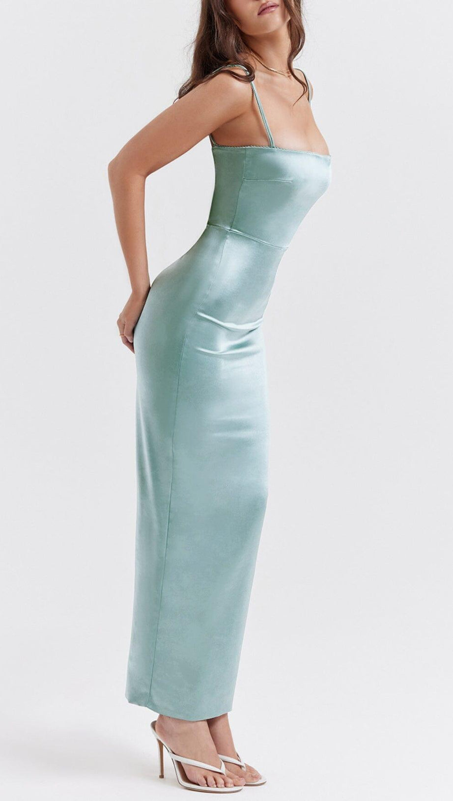 LIGHT JADE MAXI DRESS
