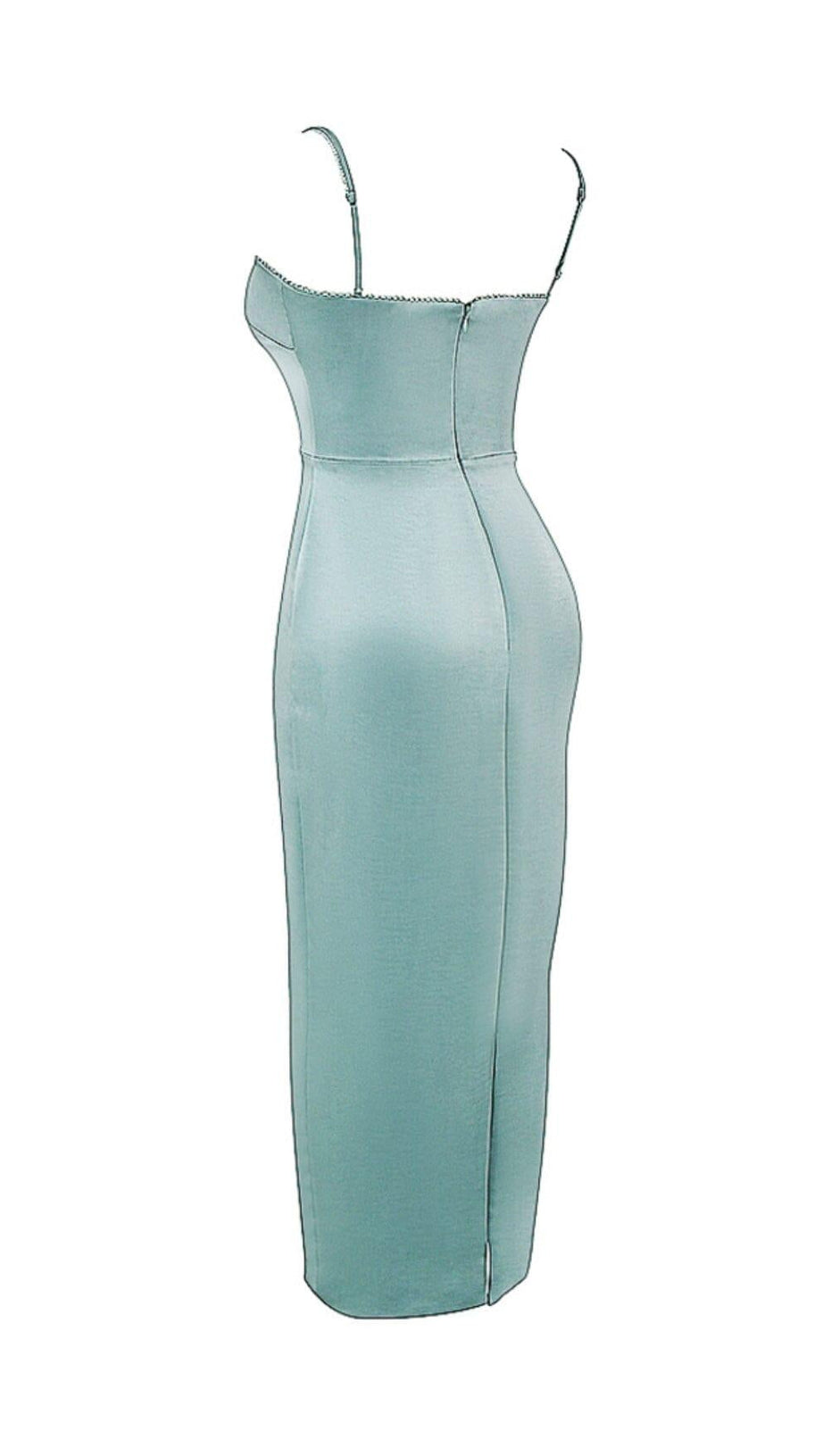 LIGHT JADE MAXI DRESS