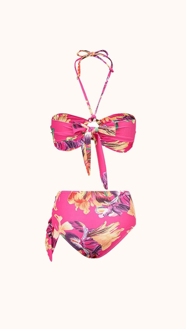 AIIZIE LILITH PRINTED BIKINI TWO PIECE SET - product image