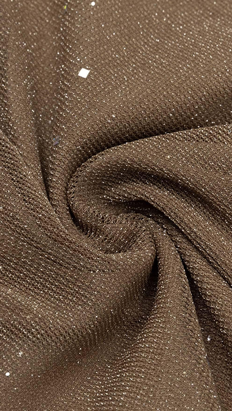 BRAUNES MESH-PLUNGE-JUMPSUIT