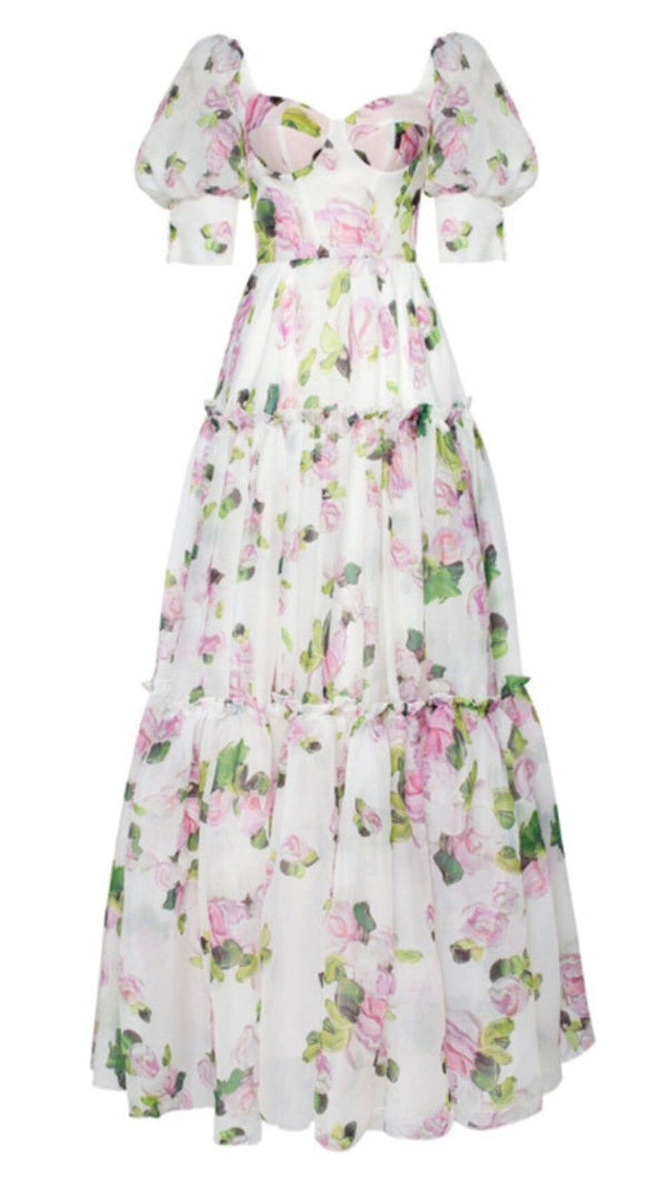 AIIZIE OFF-THE-SHOULDER FLORAL MAXI DRESS - product image