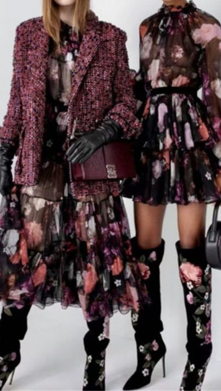 STAND COLLAR LANTERN SLEEVE HIGH WAIST VINTAGE DRESS