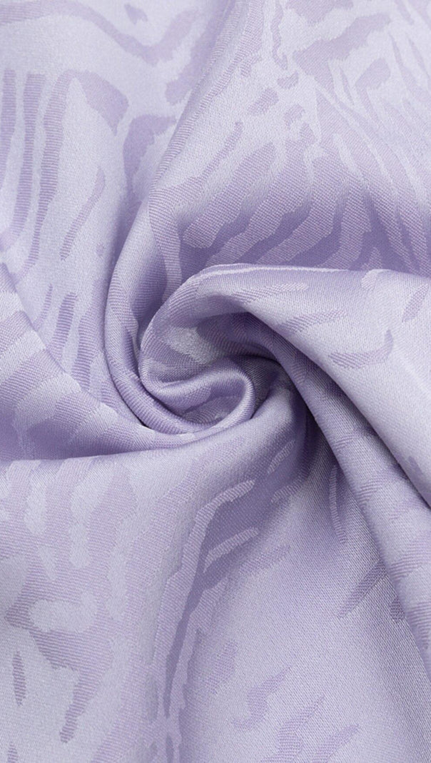 AIIZIE ONE SHOULDER SATIN JUMPSUIT IN LAVENDER - product image