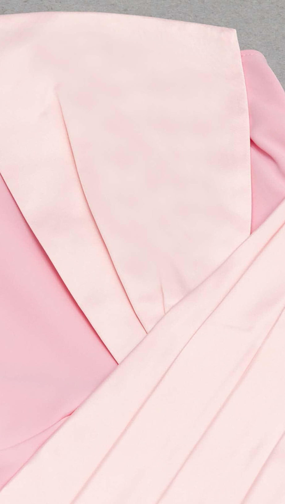 ONE SHOULDER SLIT MIDI DRESS IN PINK