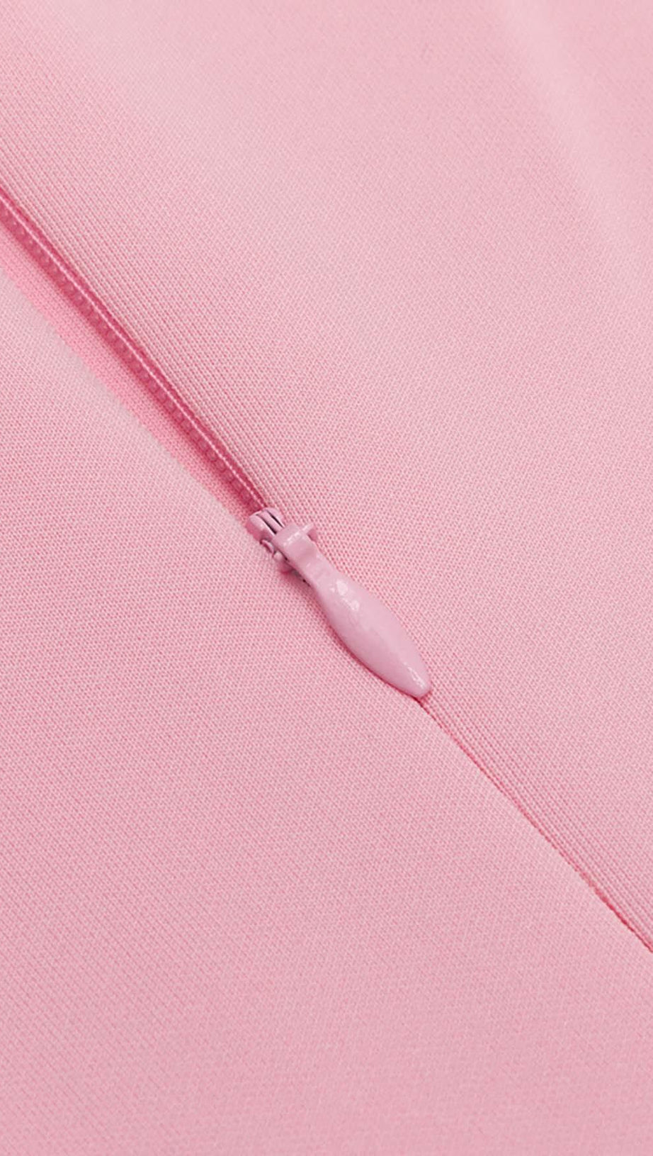 ONE SHOULDER SLIT MIDI DRESS IN PINK