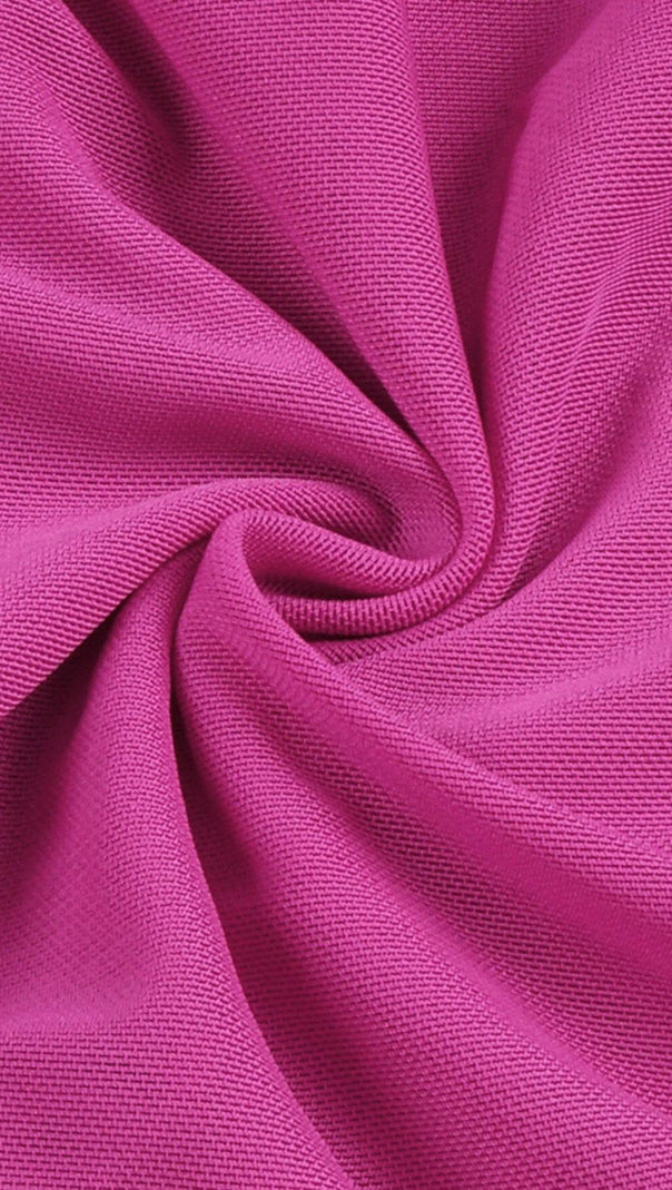 AIIZIE PLUNGING NECKLINE RUFFLE DRESS IN PINK - product image