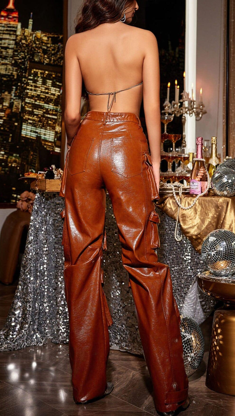 SQUARE CHAINMAIL TOP IN SILVER