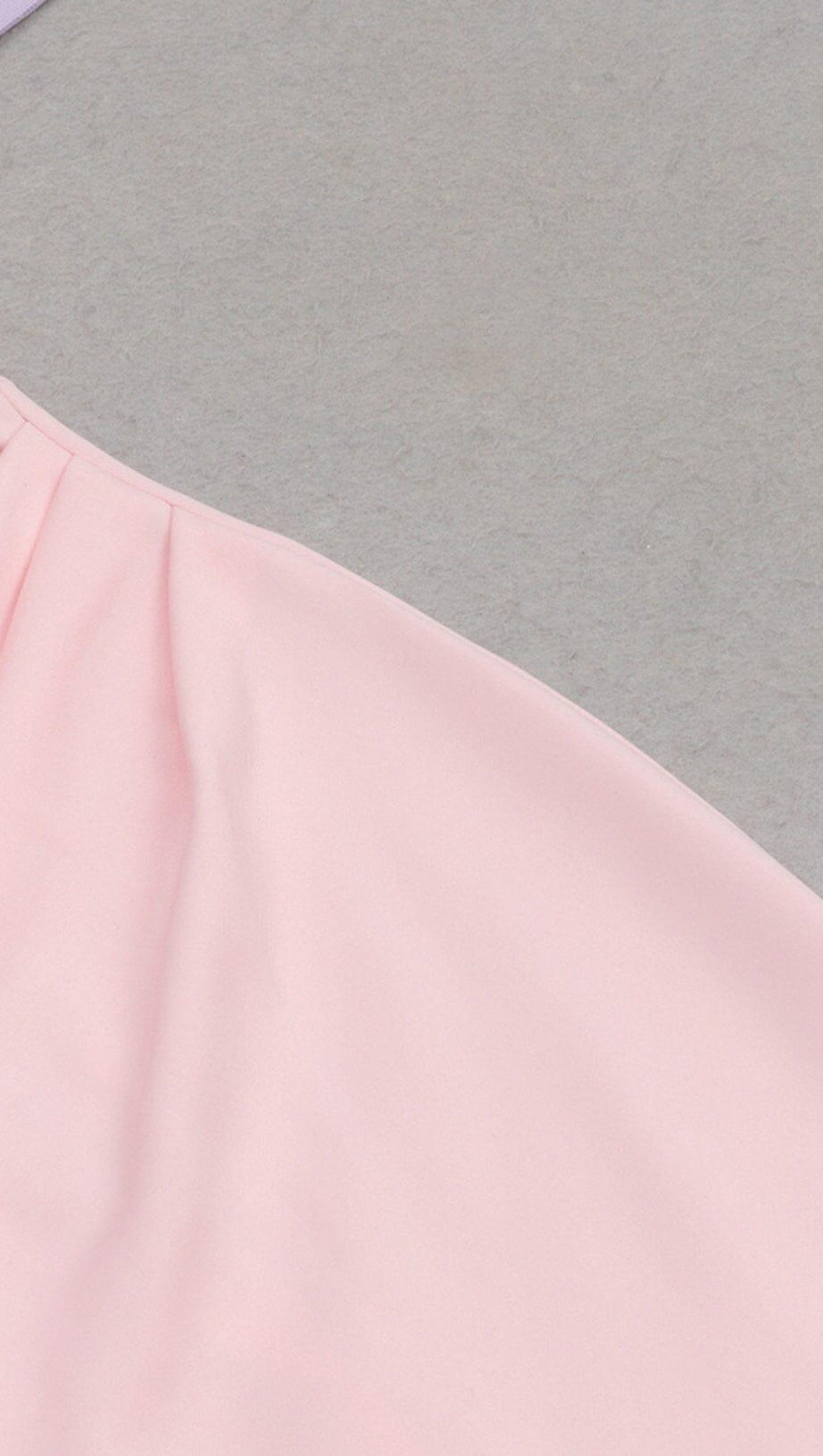 RUFFLE BODYCON MIDI DRESS IN PINK