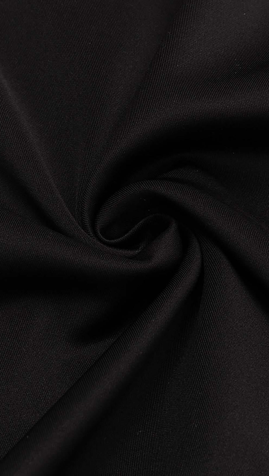 RUFFLE COLD SHOULDER MIDI DRESS IN BLACK