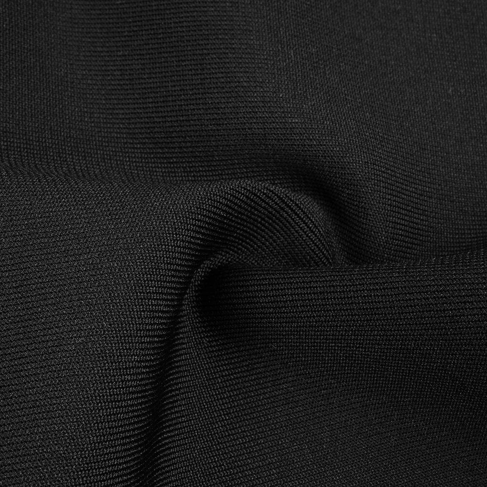 AIIZIE IRREGULAR BANDAGE MAXI DRESS IN BLACK - product image