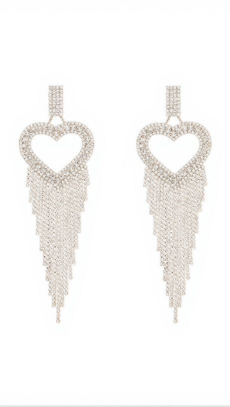 RORY HEART TASSEL EARRINGS