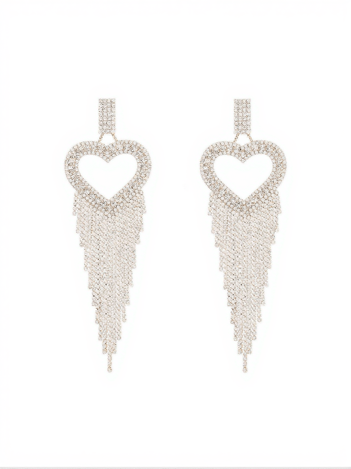 RORY HEART TASSEL EARRINGS