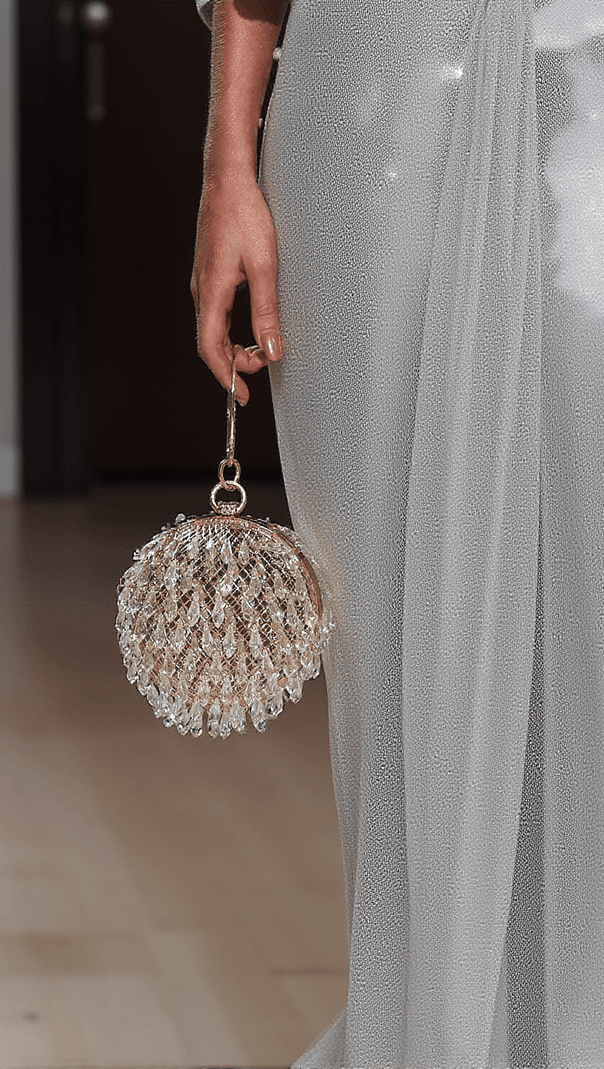 AIIZIE KETHEL DRIP CLEAR BALL CLUTCH - product image