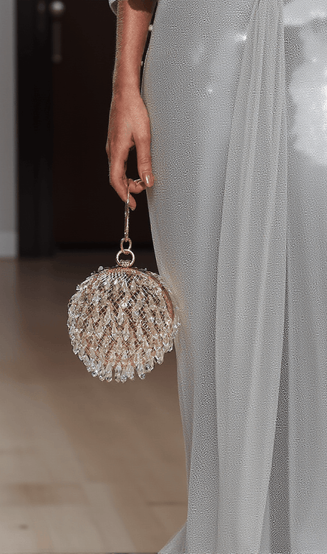 Kethel Drip Clear Ball Clutch