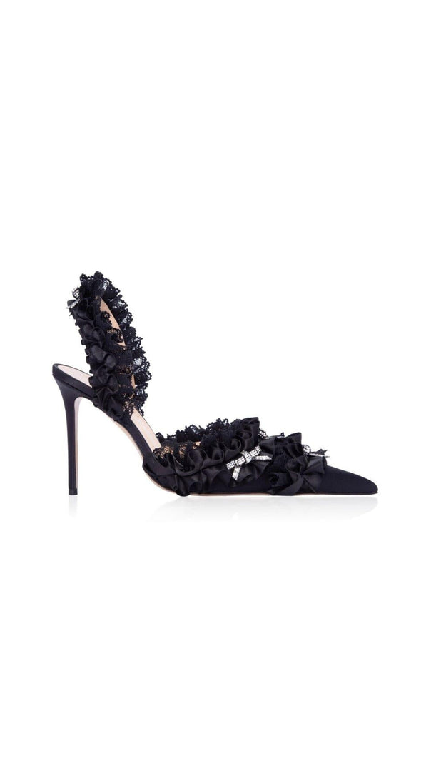 AIIZIE SILK SLINGBACK PUMPS - product image