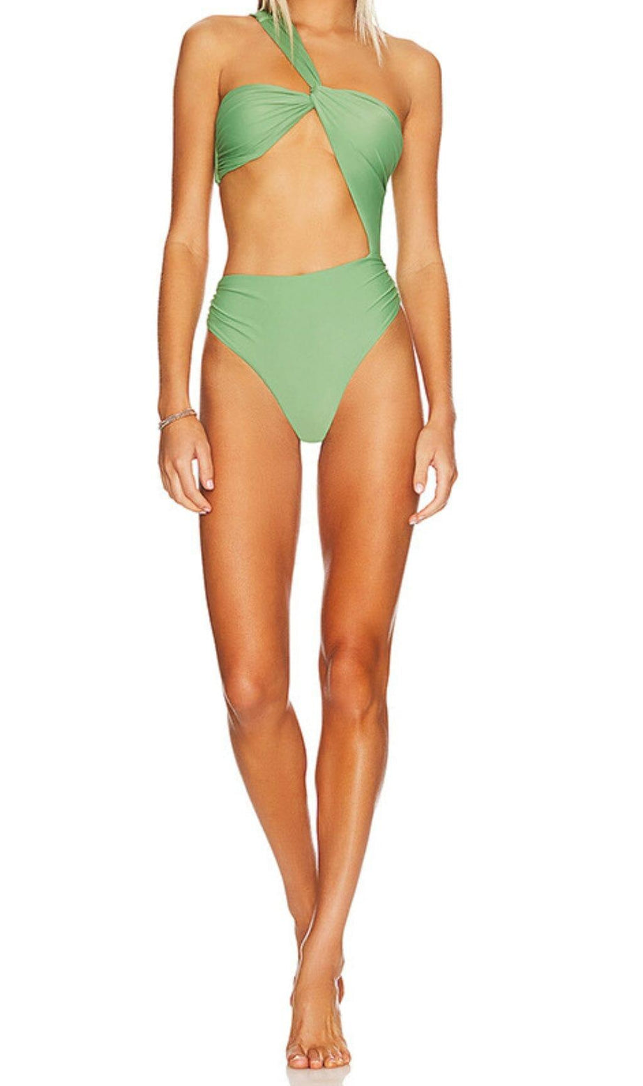 SCHRÄGER CUTOUT EINTEILIGER BIKINI