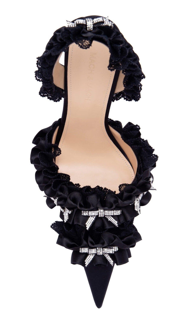 AIIZIE SILK SLINGBACK PUMPS - product image