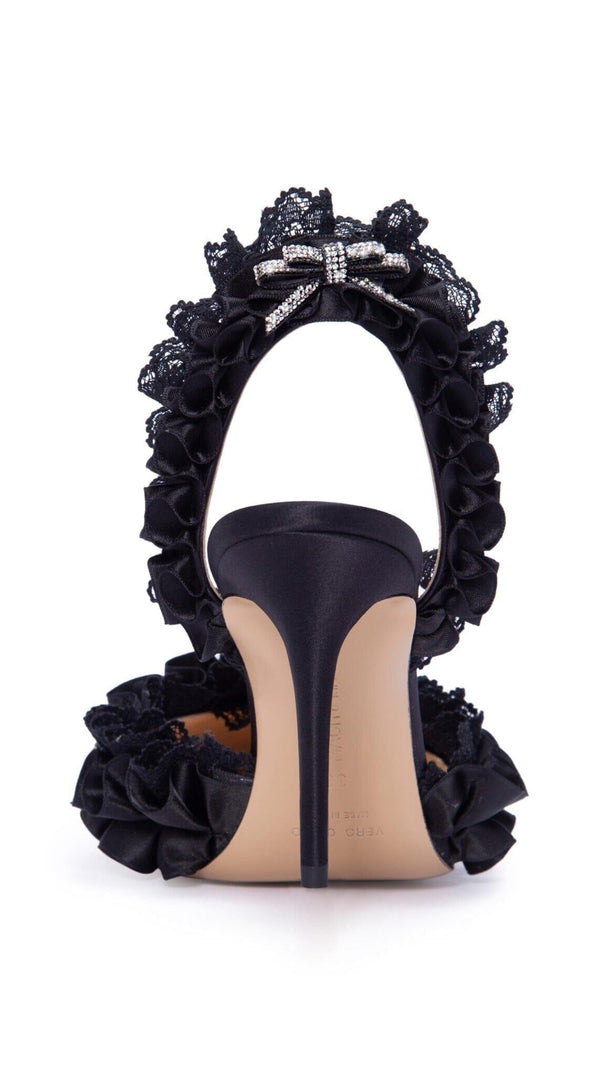 AIIZIE SILK SLINGBACK PUMPS - product image