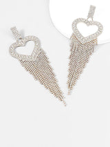 Rory Heart Tassel Earrings