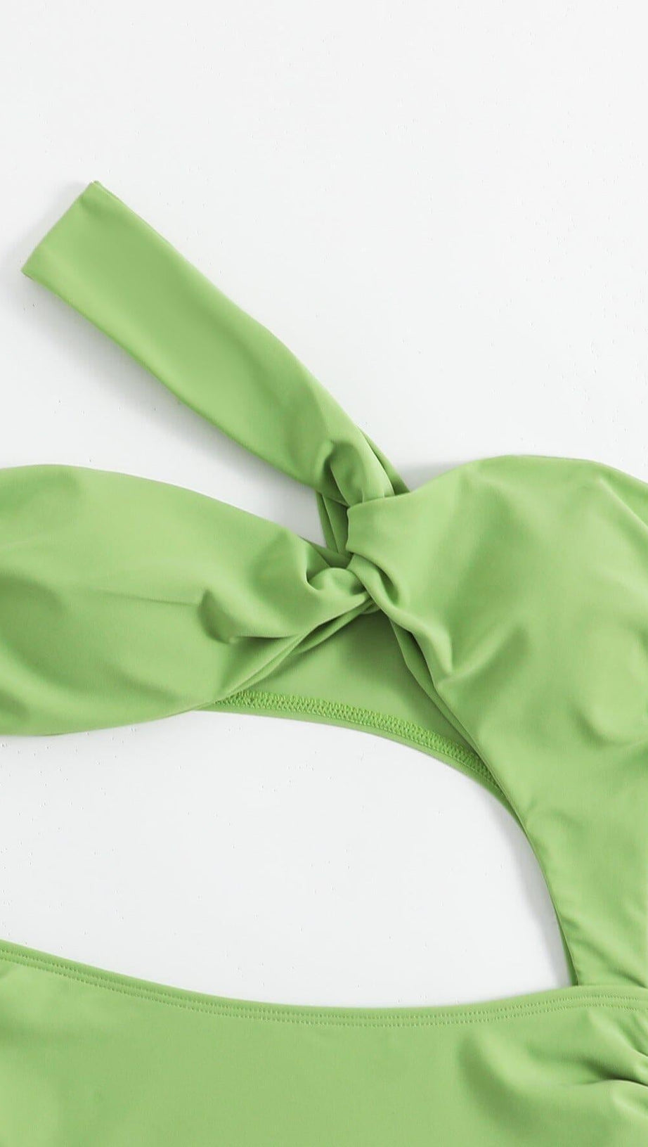 OBLIQUE CUTOUT ONE PIECE BIKINI