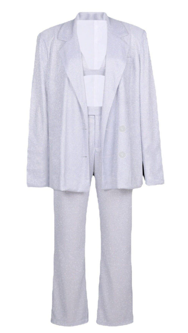 AIIZIE SPARKLE BLAZER THREE PIECE SET - product image