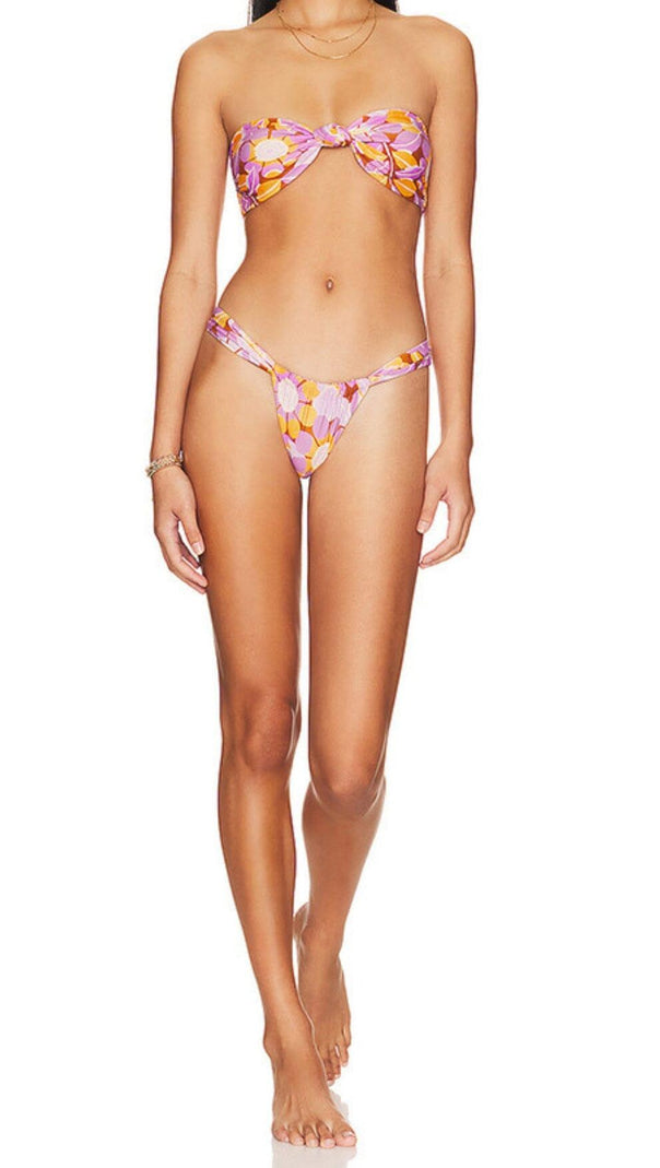 AIIZIE FLORAL PRINT BIKINI SUIT - product image