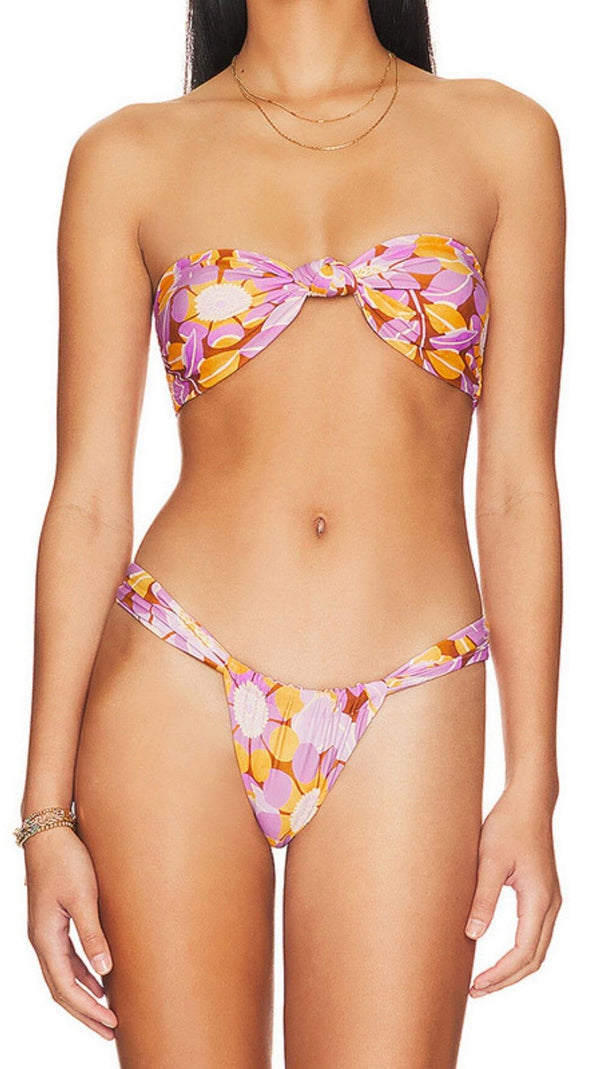 AIIZIE FLORAL PRINT BIKINI SUIT - product image