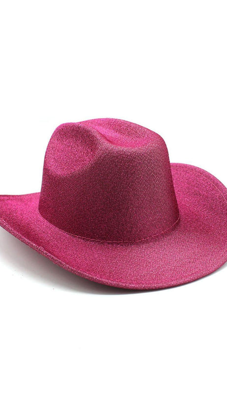 SPARKLE HAT IN HOT PINK