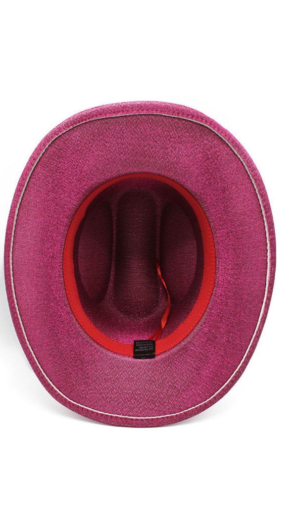 AIIZIE SPARKLE HAT IN HOT PINK - product image